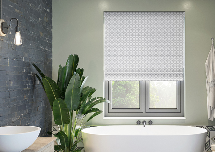 Hexgem, Quartz - Motorised Roman Blind - Image 3